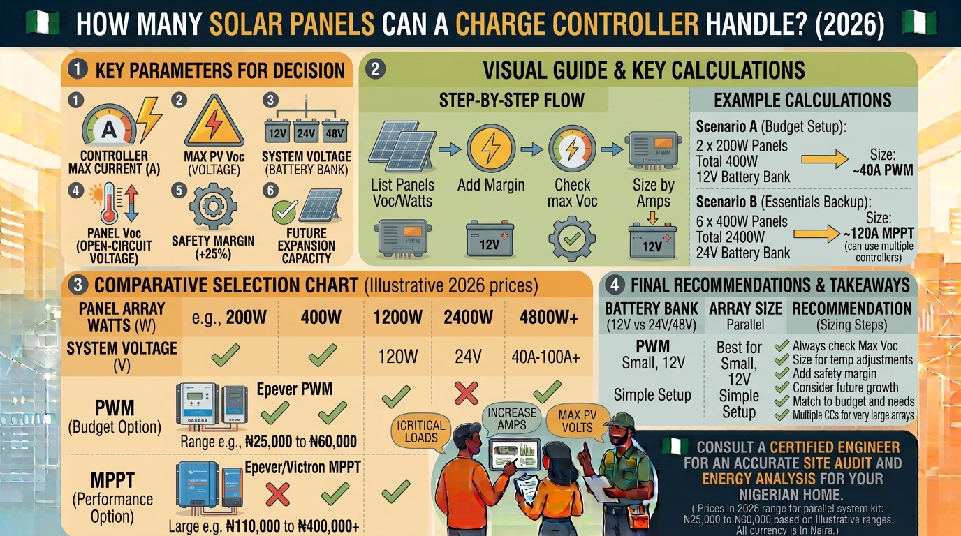 How Many Solar Panels Can a Charge Controller Handle?