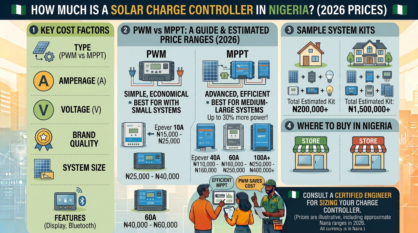 How Much Is a Solar Charge Controller in Nigeria? 2026 Prices