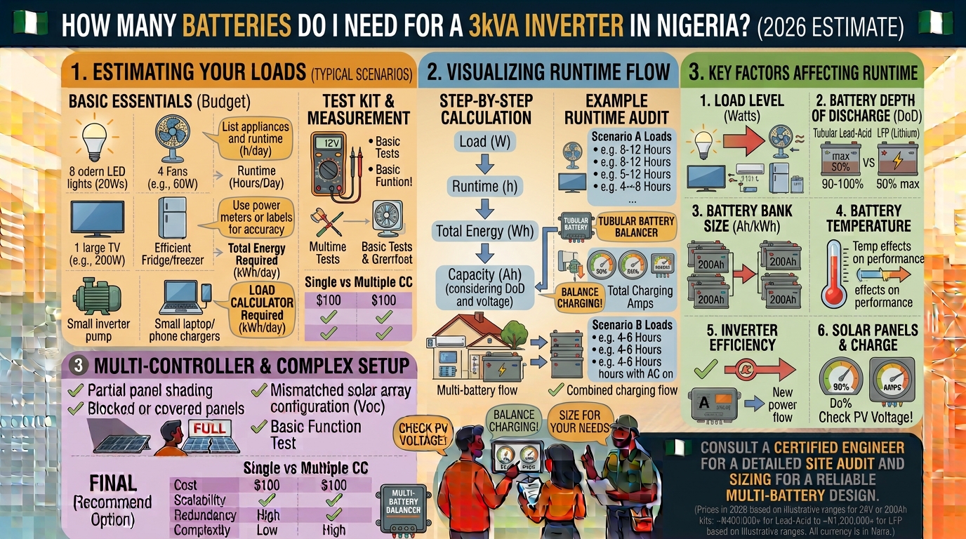 How Many Batteries Do I Need for a 3kVA Inverter in Nigeria?