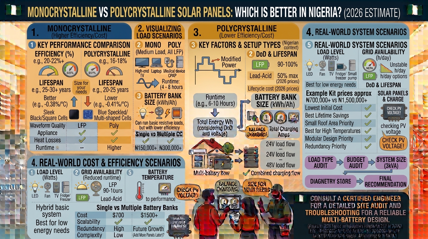 Monocrystalline vs Polycrystalline Solar Panels: Which Is Better in Nigeria?