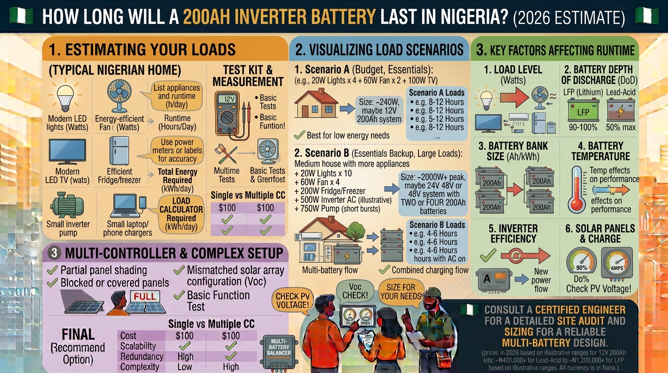 How Long Will a 200Ah Inverter Battery Last in Nigeria?