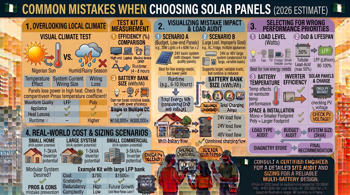 Common Mistakes When Choosing Solar Panels