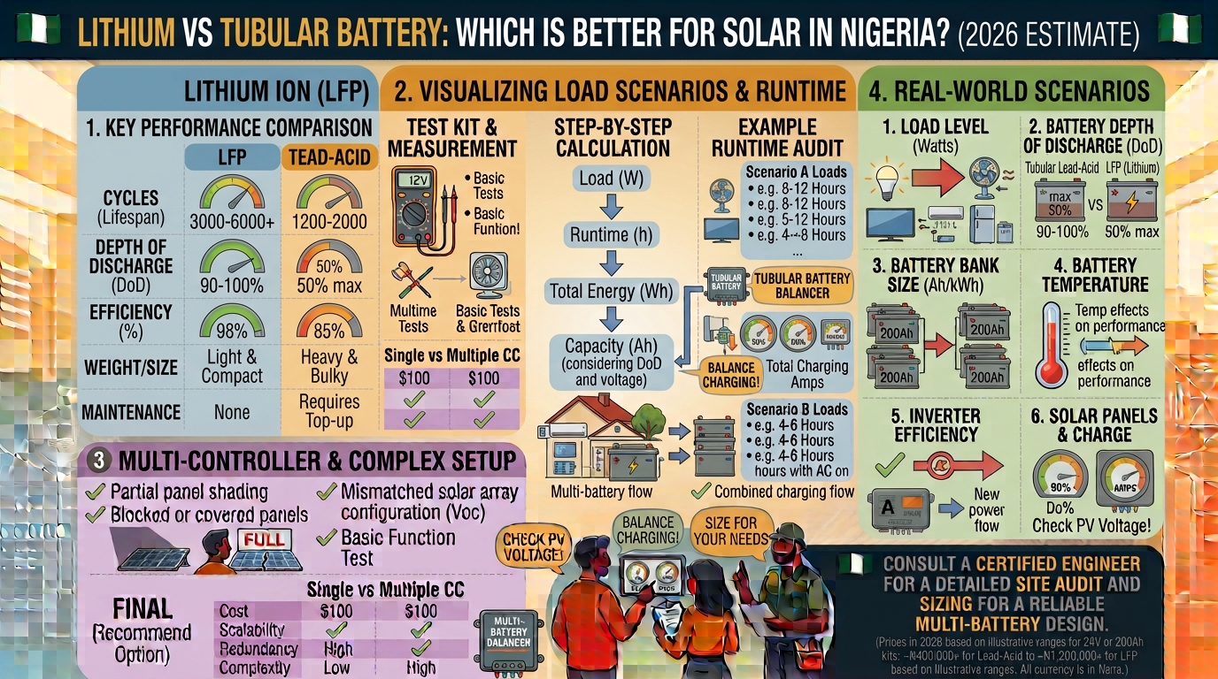 Lithium vs Tubular Battery: Which Is Better for Solar in Nigeria?