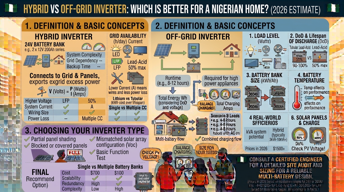 Hybrid vs Off-Grid Inverter: Which Is Better for a Nigerian Home?