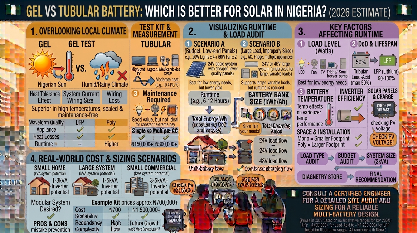 GEL vs Tubular Battery: Which Is Better for Solar in Nigeria?