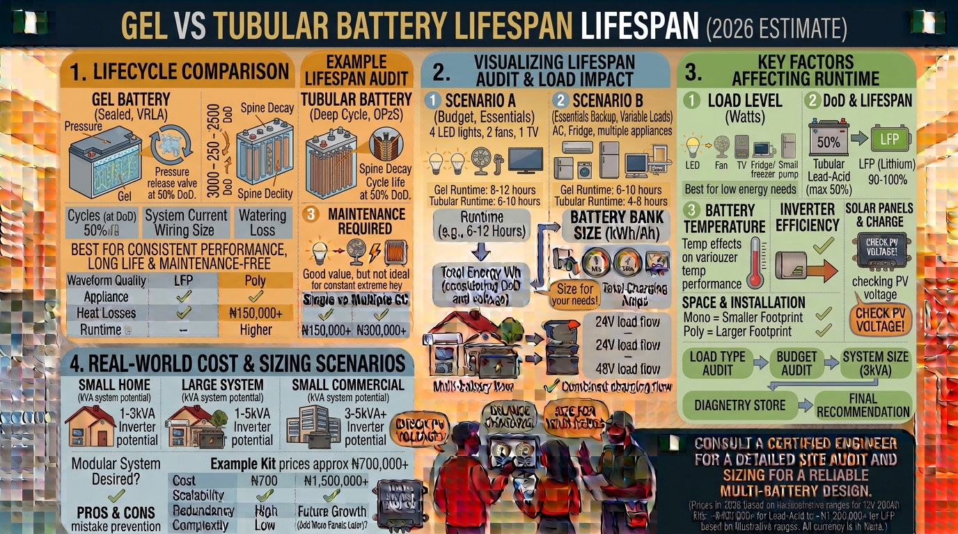 GEL vs Tubular Battery Lifespan