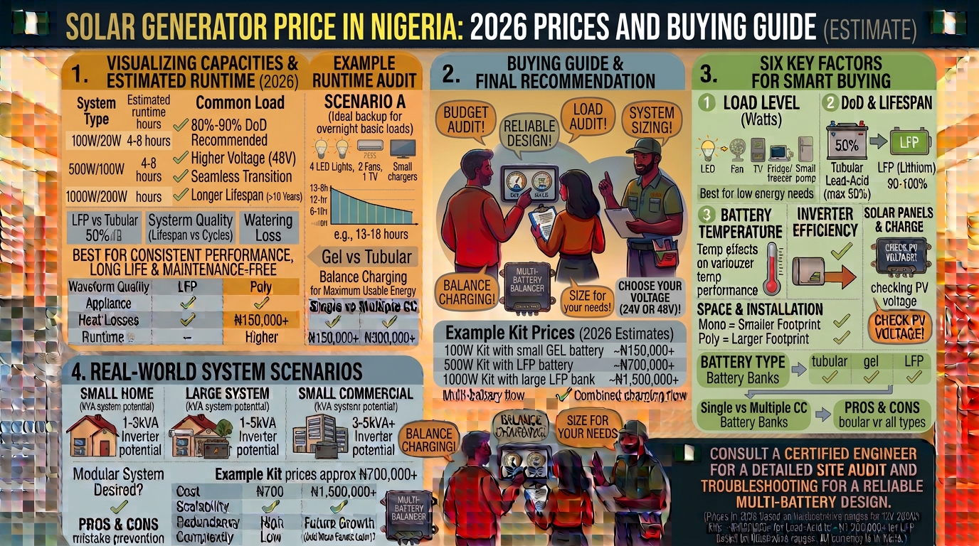 Solar Generator Price in Nigeria: 2026 Prices and Buying Guide