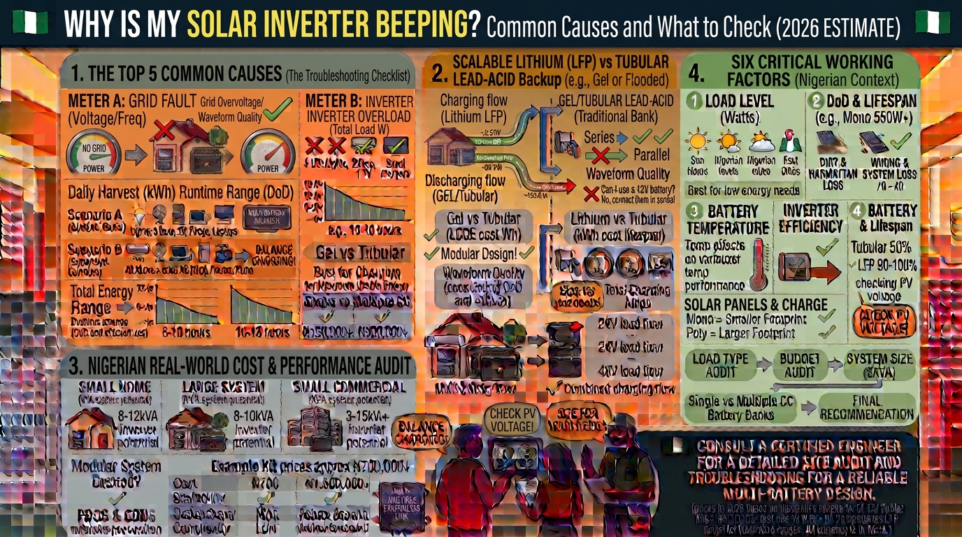 Why Is My Solar Inverter Beeping? Common Causes and What to Check