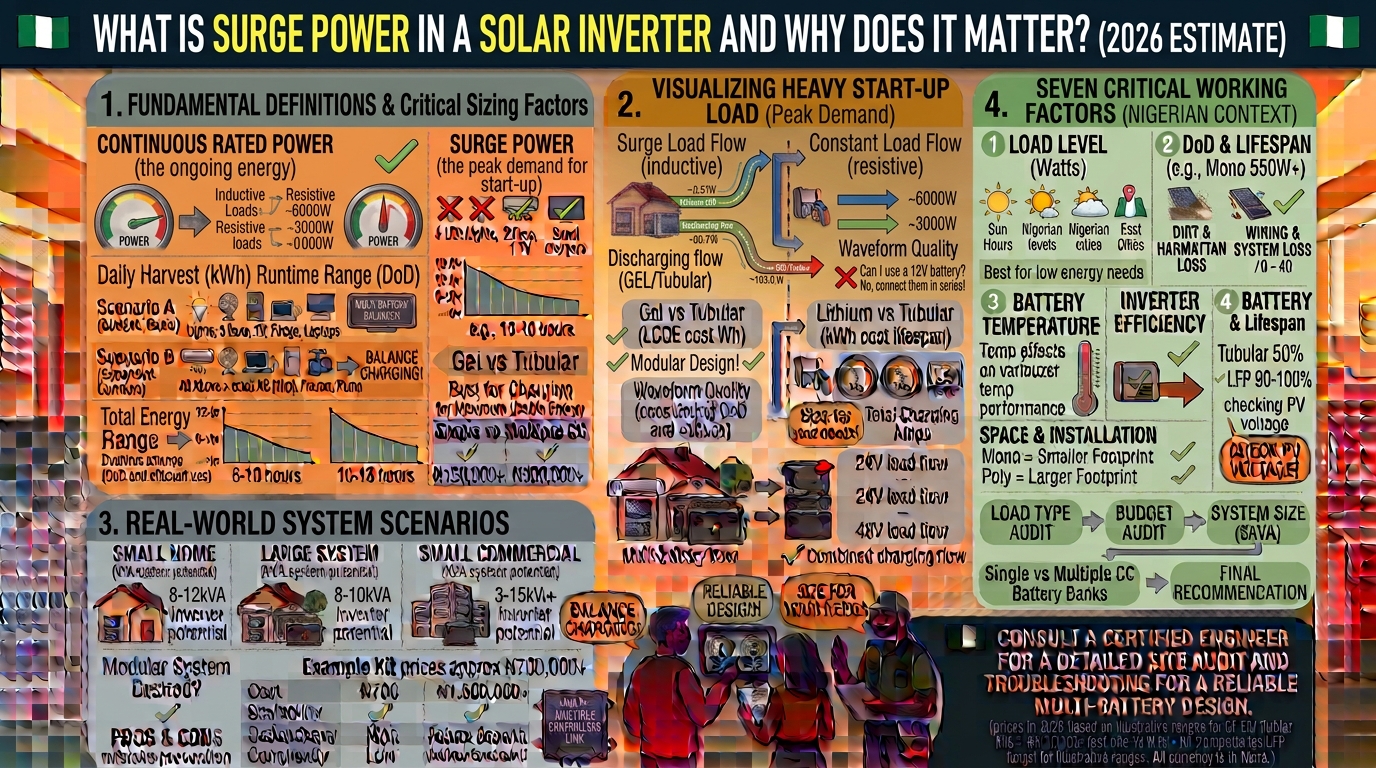 What Is Surge Power in a Solar Inverter and Why Does It Matter?
