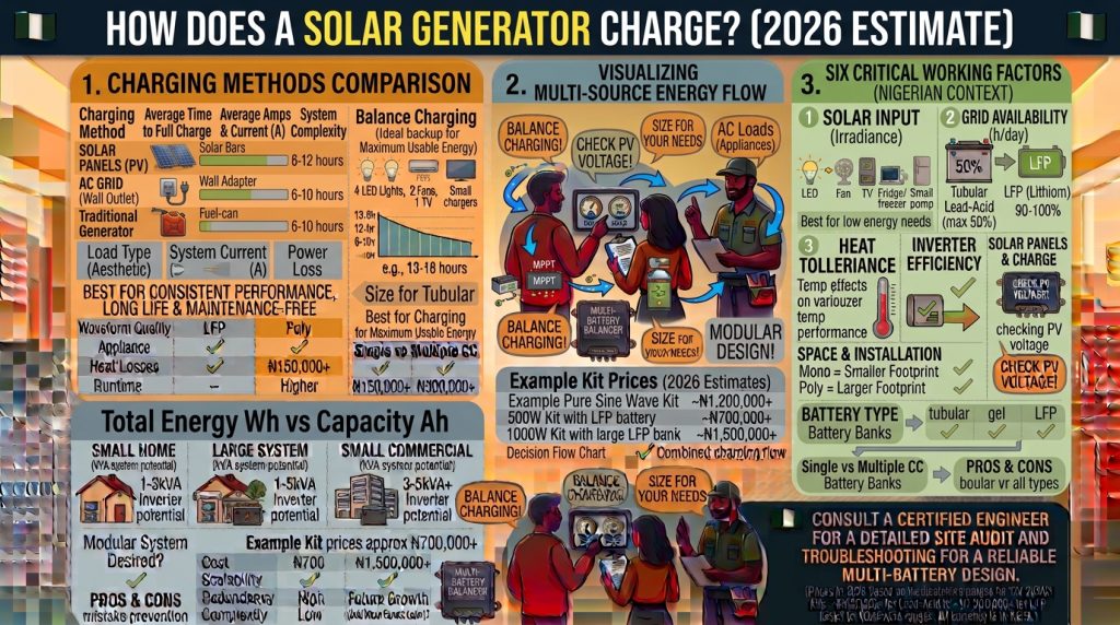 How Does a Solar Generator Charge?