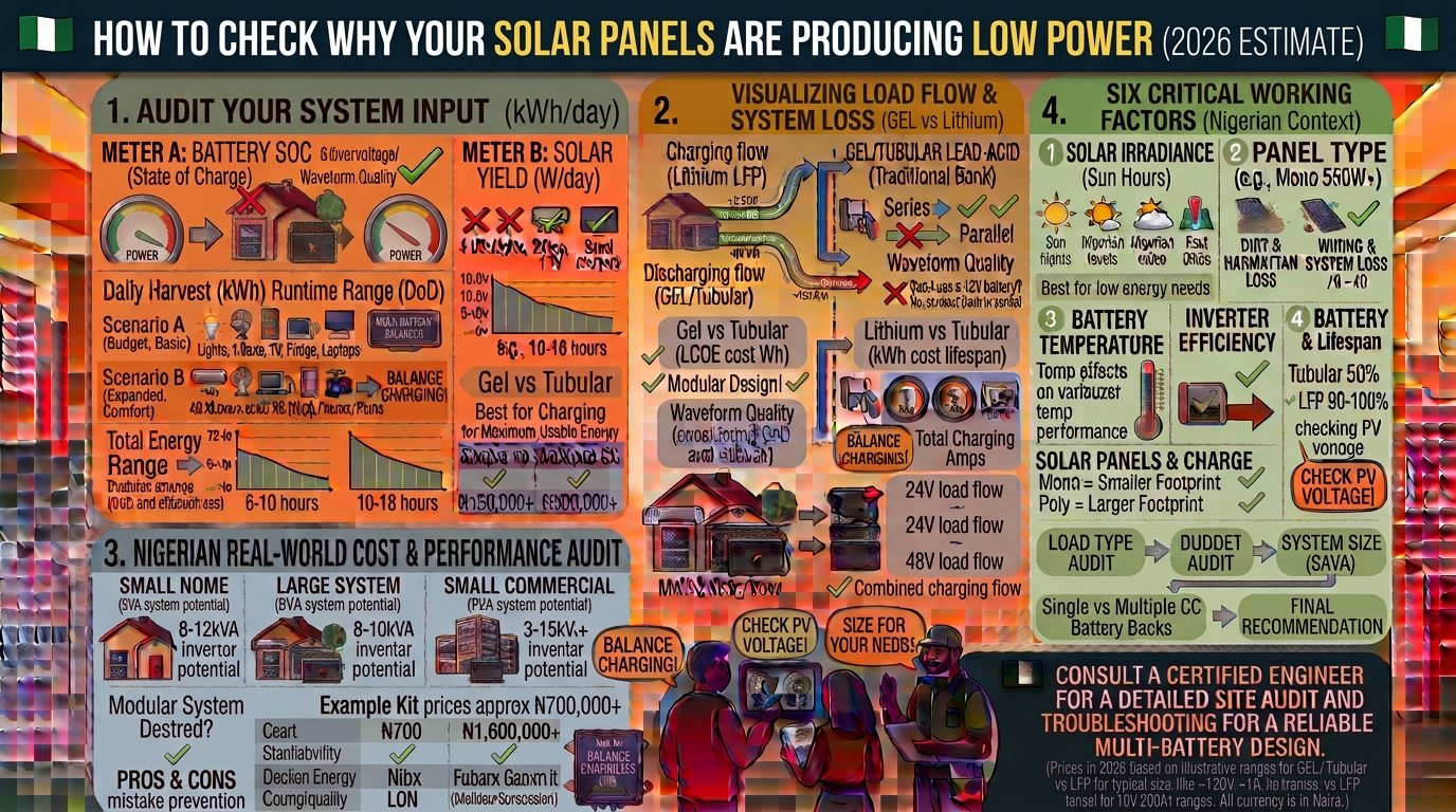 How to Check Why Your Solar Panels Are Producing Low Power