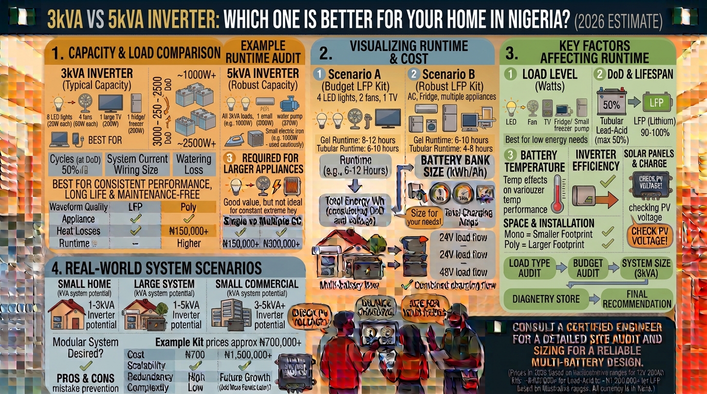 3kVA vs 5kVA Inverter: Which One Is Better for Your Home in Nigeria?