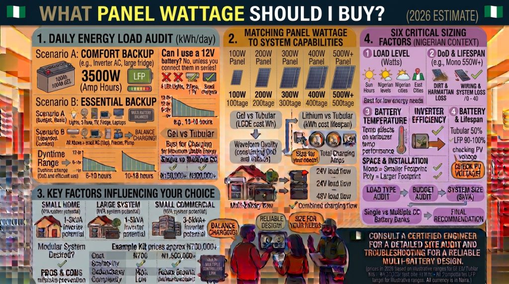 What Panel Wattage Should I Buy?