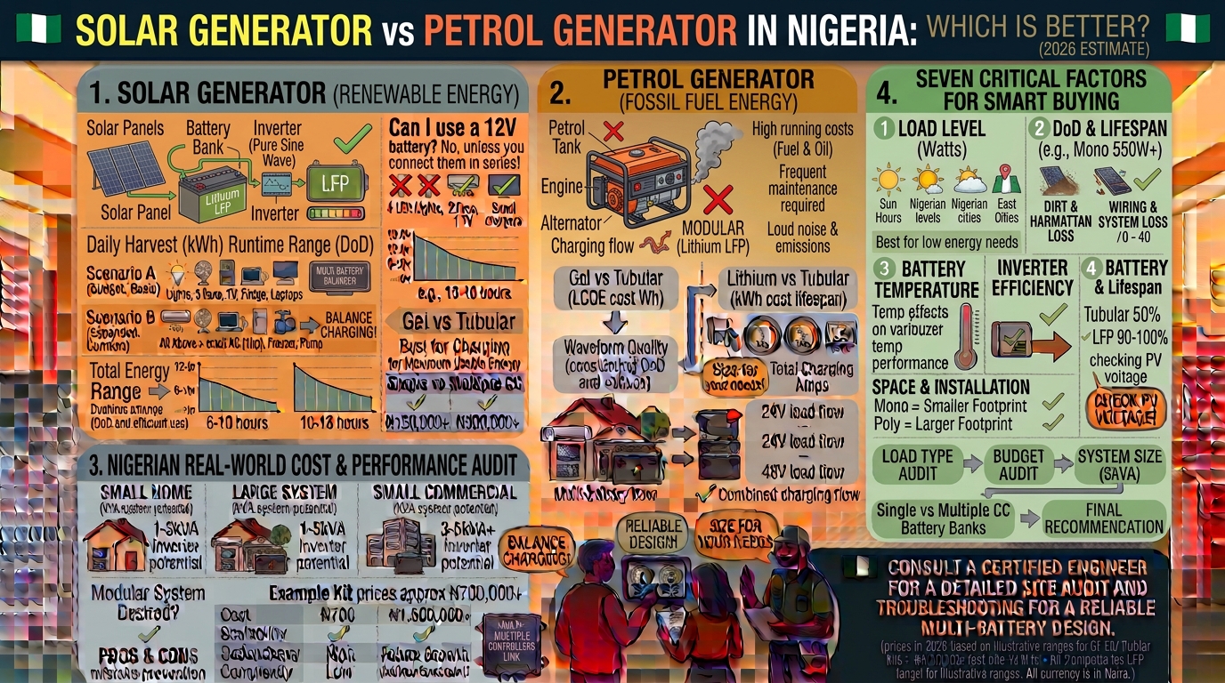 Solar Generator vs Petrol Generator in Nigeria: Which Is Better?