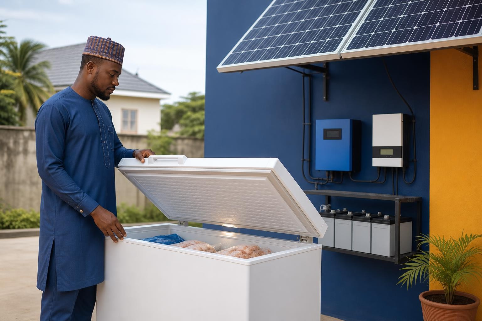 How Many Solar Panels Do I Need to Run a Deep Freezer for 6 Hours in Nigeria?