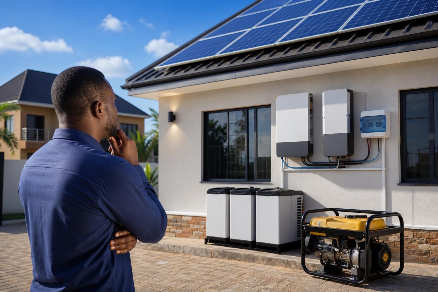 How Much Generator Use Can I Eliminate Without Going Fully Off-Grid in Nigeria?