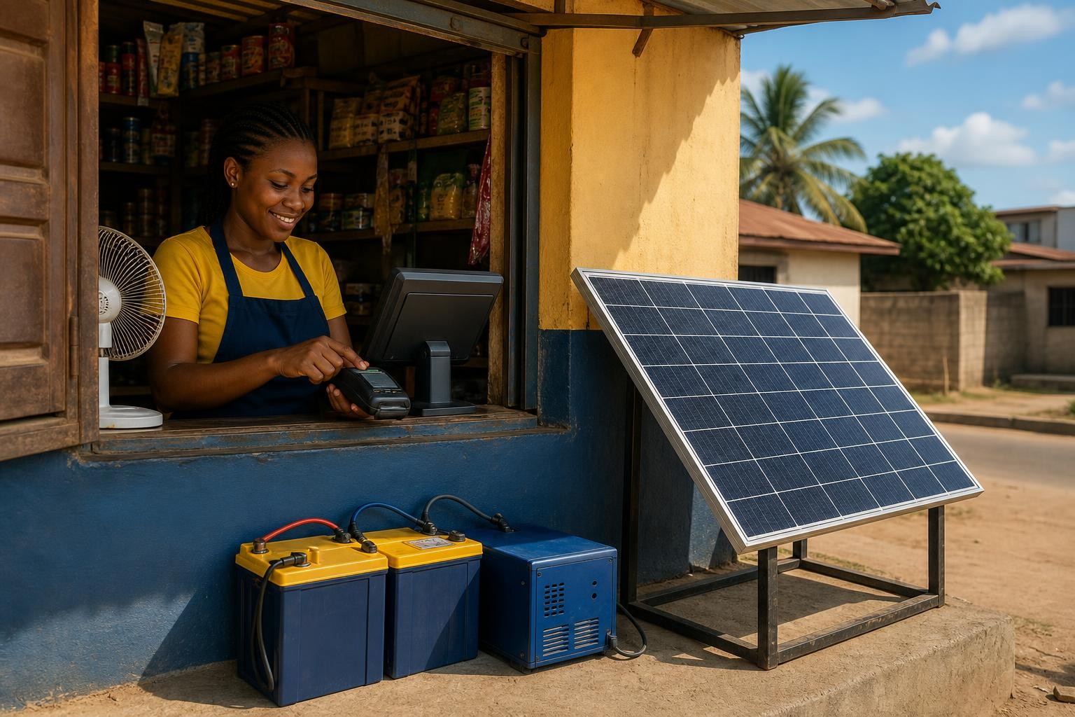 How Much Solar Does a Small Nigerian POS Shop Really Need?