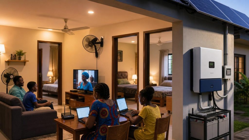 Typical small-home appliances that a 2kVA inverter can support