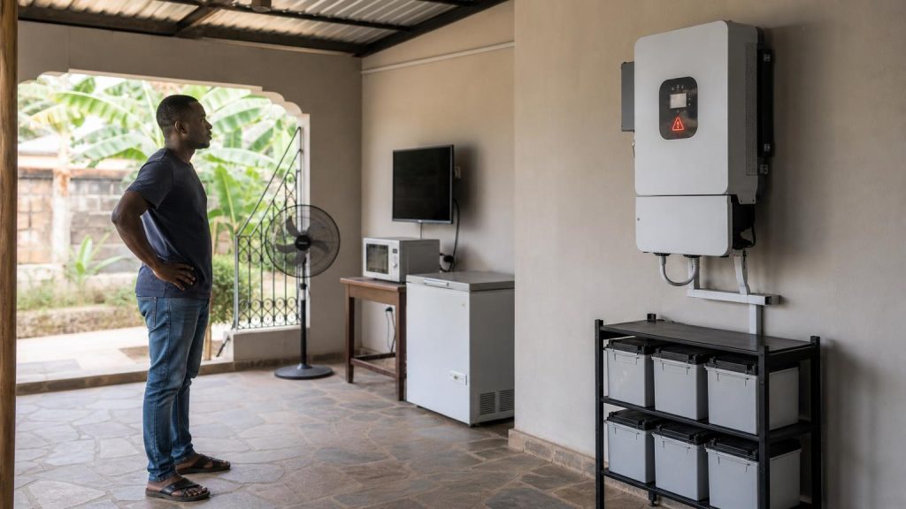 Safe first response when a solar inverter overheats in Nigeria